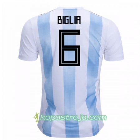 Billiga Fotbollströjor Argentina Biglia 6 WM 2018 Hemma tröja